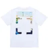 Herren-T-Shirts 2023 Fashion Luxurys Angebote Kleidung Damen-T-Shirts und lockere Damen-T-Shirts Tops Mann Casual Street Graffiti-Hemd Sweatshirtoff T-Shirts Offs Weiß #5I