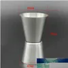 Bar Tools 35/50Ml Stainless Steel Measures Jigger Party Wine Cocktail Dual Spirit Drink Measure Cup Factory Price Expert Design Qual Dhddf