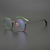 Herren-Luxus-Designer-Damen-Sonnenbrille Elegante Farbe Japanische High-End-Quadratbrille Vollformat große literarische Kurzsichtigkeit Männer Frauen wählen keine Gesichtsmode aus