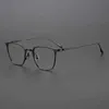 2024 Luxur Designer Off Luxury Designer Nya herr- och kvinnors solglasögon från Japanese Pure Titanium Male Business Large Myopia Frame Anti-Blue Light Lens