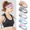 LL New Magic Scarves Unisex Headband Outdoor Running Sports Fitness Sweat Absorption High Elastic Yoga Colorful Ice Silk Headscarf 33