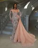 2023 Arabski Aso Ebi Ebi Gold Mermaid Sukienki na bal