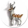 Spille Fashion Mori Sika Deer For Women Glaze Cardigan Pin Spilla Cartoon Animal Coat Accessori natalizi Button