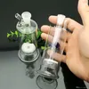 Rökande rör Sand Core Glass 37 Vattenflaska Glas Bongs Oil Burner Glass Water Pipe Oil Rigs