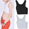 Women's Shapers Women Tube Top Corset Bustier Bra Lady Solid Color Push Up Bralet Buckle Short Chest Breast Binder Crop Vest Tank Tops