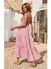 Casual jurken Fitshinling Boheemse zomerjurken voor vrouwen Sleevless Slim Sexy Holiday Beach Lange jurk vrouwelijke mode Vestidos femme 2022 W0315