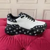 Topp nya designer kvinnor sneakers plattform botten skor lyxiga chunky sneakers kvinnliga blandade färg casual skor regnbågtränare kvinna