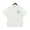 23new Summer Mens 티셔츠 여성 Rhude 디자이너 남성 탑 레터 폴로 폴로 자수 Tshirts 의류 짧은 슬리브 Tshirt 큰 티