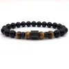 Strand 2023 Classic Tube Bracelet Men Menerment Luxury Natiger Tiger Eye Stone Peraded for Jewelry Gift