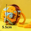 Cat Toys Toy Wool Ball Self-Hi voor katten die hapbestendige ballen plaagt Grappige interactieve pluche met bell