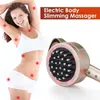 Back Massager Electric Meridian Brush Red Light Heating Body Slimming EMS Microcurrent Gua Sha Stimulate Acupoints Firming Care Tool 230314