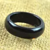 Cluster Rings Natural Widened Chalcedony Ring Chinese Jadeite Charm Jewelry Hand Carved Fashion Accessories For Women Men 20mm