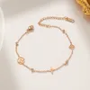 Rose Gold Armband för kvinnor Charm Armband smycken Herr- och kvinnors armband Fyra-löv gräsarmband Kvinnarmband Chirstmas Gold Plate/Fill Thanksgiving Day