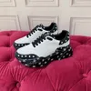 top new Designer Women Sneakers Platform Bottom Shoes Luxury Chunky Sneakers Female Mixed Color Casual Shoes Rainbow Trainers Woman