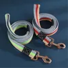 Dog Collars & Leashes Classic Leash Canvas Stripe Walking Training Lead Long Traction Rope Cute Puppy For Small Medium Large Dogs
