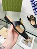 Summer Women slipper Streetwear Blondie Thong Sandals Shoes Women's Black White Nude Calfskin Flip Flops Slip On Lady Casual Walking EU35-42 Box