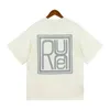 23new Summer Mens T-shirts Femmes Rhude Designers Pour Hommes Tops Lettre Polos T-shirts de broderie Vêtements T-shirt à manches courtes grands T-shirts