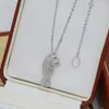 panthere ketting voor dames ontwerper voor man diamant smaragd verguld 18K T0P kwaliteit hoogste teller kwaliteit klassieke stijl verjaardagscadeau 011