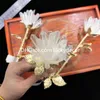 Высокие вибрации натуральные ясные Quartz Point Flower Gifts Healmanting Floral White Crystal Rock Stone Stone Druzy Cluster Mineral Образец украшения дома украшение