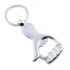 clephan Openers Palm/foot Bottle Opener Keychain Metal Car Key Ring