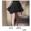 Skirts Mini Skirt Pleated Women Korean Fashion High Waist Ladies Bottoms Summer 2023 Casual Ruffles A Line Bodycon