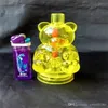 Hookahs Nieuwe Cubs Acryl Hookahs Groothandel Glass Bongs Accessoires, Glazen waterpijp roken,