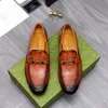 2023 Мужчины одеваются обувь Fashion Business Casual Party Loafers Male Brand Classic Slip-On Commory Designer Flats Размер 38-45