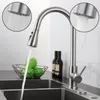 Kitchen Faucets 360°Swivel Retract Sink Faucet Pull Out Sprayer Single Handle Mixer Tap