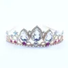 Hårklämmor Barrettes Princess Crystal Tiaras och Crowns for Women Kid Flower Girls Bridesmaid Wedding Accessories Jewelhair