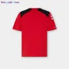 WANGCAI01 DIY T-shirt 2023 F1 Nowy mundur wyścigowy hiszpański zespół Sainz nr 55 Koszulka okrągła szyi