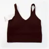 Lu - Yoga Suit ALIGHT Dames Sports Vest U -vormige bha Bra Bra Fitness Jogging met voeringkistbeker