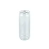 500ml Transparent Tumblers Juice Coffee Beverage Soda Bottle PET Plastic Can with lid empty bottles