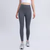 lu vita alta hip-lifting pantaloni da yoga nudi estate senza cuciture ad asciugatura rapida attillati sport da corsa pantaloni da yoga palestra sexy nudo elastico fitness pantaloni sportivi all'aperto