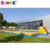 15x8m Custom Portable Blow Up Pitch Pitch gonflable Pitch Planage Plats de football Aéna de la cour de football aéré pour match en plein air