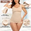 Kvinnors shapers Shaper Slim Push Up Plus Size Bh Tank Top Women Body borttagbar underkläder Slimming Vest Corset Shapewear sömlösa toppar