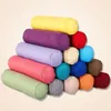 Pillow /Decorative Solid Color Round Removable Washable Lumbar Bed Roll Head Leg Back Support Light Travel Column