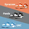 With Box Running Shoes Trainers Sports Sneakers Panda Pink Team Green White Black Georgetown Sail Coast 2022 Lows Unc Strangelove Chicago Gai Men Women