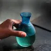 Wine Glasses Sake Bottle Glass Set Creative Frosted Fingerprint Japanese-style Hand-painted Plum Blossom Including