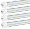 8ft FA8 Single Pin T8 Led Tube light Ampoule hybride en forme de V Double Sides High Lumens AC 85-265V fluorescent shop lights garage fixtures R17d ho 96 pouces