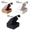 Scatole da imballaggio fatte a mano Carta kraft marrone riciclata Confezione di piccole scatole di sapone da bagno vuote fatte in casa