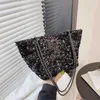 Borse a tracolla di grande capacità di moda per le donne Borse di paillettes brillanti Totes Borsa per la spesa femminile Confezione bolsa feminina 230315