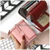 Coin Purses Leather Wallet Womens Short Mti Card Slot Money Bag Integrated Folding 2021 Fashion Cowe Drop Delivery Bags Lage Accesso Dhhx2