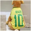 Hundebekleidung Große Hunde Weste Basketball Jersey Coole atmungsaktive Haustierkatze Kleidung Welpen Sportbekleidung Frühling Sommer Mode Baumwollhemd La Dhkhd