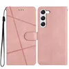 Leather Wallet Cases for Samsung S23 PLUS A54 A34 A14 A23 A33 A53 A73 5G A04E A04 A04S S22 Ultra S21 FE Business Vertical Line Card Slot Holder Phone Flip Skin Feel Cover