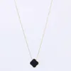 Fashion Designer Women's Pendant Gold Clover Necklace for Girls Valentine's Day Love Gift 316L Stainless Steel Jewelry