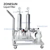 Zonesun parfymfyllningsmaskin vatten vin renare filtreringssystem doft som producerar front end membran pump antistatisk zs-pf2