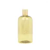 Storage Bottles 250 300 350 500ml PET Plastic Bottle Essence Cosmetic Toner Water With Orifice Reducer Matte Gold Lid 10pcs