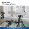 ZONESUN automatique liquide remplissage capsulage pressage Machine plaque rotative parfum flacon bouteille Tube bouchon chargeur ZS-AFC9