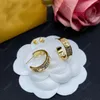 2023-Hoop Oorbellen Designer Voor Vrouwen Luxe Sieraden Diamond Love Earring F Studs 925 Zilveren Studs Kleine Hoops Ontwerpers Accessoires Met Doos