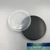Contenedor de botellas compactas de polvo suelto de plástico Estuche de maquillaje en polvo de bricolaje con tamiz y tapa de rosca forrada 50 ml (1.66 oz)